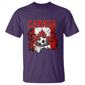 Canada Soccer Fan T Shirt Canadian Football Game Day Suppoter