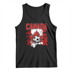 Canada Soccer Fan Tank Top Canadian Football Game Day Suppoter