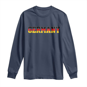 Germany Deutschland German Flag Long Sleeve Shirt