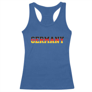 Germany Deutschland German Flag Racerback Tank Top