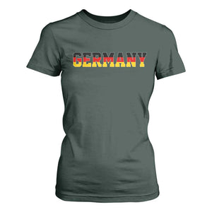 Germany Deutschland German Flag T Shirt For Women