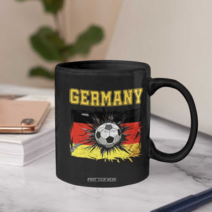 Germany Soccer Fan Coffee Mug German Football Game Day Supporter