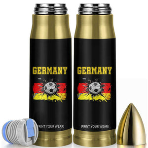 Germany Soccer Fan Bullet Tumbler German Football Game Day Supporter