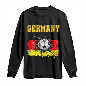 Germany Soccer Fan Long Sleeve Shirt German Football Game Day Supporter