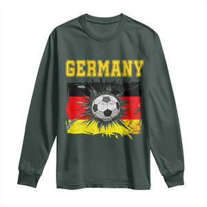 Germany Soccer Fan Long Sleeve Shirt German Football Game Day Supporter