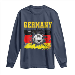 Germany Soccer Fan Long Sleeve Shirt German Football Game Day Supporter