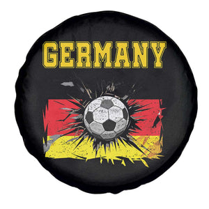 Germany Soccer Fan Spare Tire Cover German Football Game Day Supporter