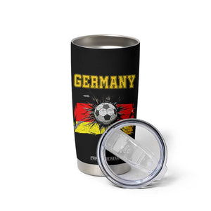 Germany Soccer Fan Tumbler Cup German Football Game Day Supporter