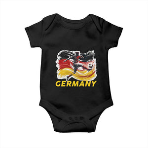 Germany Soccer Fan Baby Onesie German Football Flag Game Day Supporter