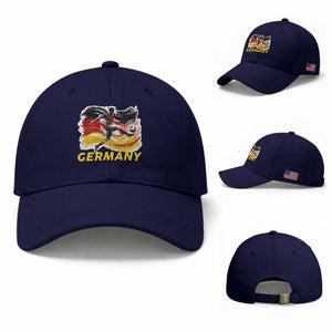 Germany Soccer Fan Baseball Cap German Football Flag Game Day Supporter