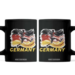 Germany Soccer Fan Coffee Mug German Football Flag Game Day Supporter