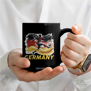 Germany Soccer Fan Coffee Mug German Football Flag Game Day Supporter