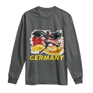 Germany Soccer Fan Long Sleeve Shirt German Football Flag Game Day Supporter