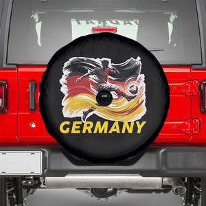 Germany Soccer Fan Spare Tire Cover German Football Flag Game Day Supporter