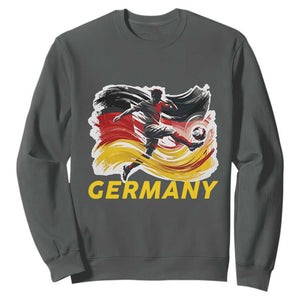 Germany Soccer Fan Sweatshirt German Football Flag Game Day Supporter