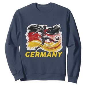 Germany Soccer Fan Sweatshirt German Football Flag Game Day Supporter