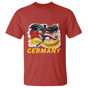 Germany Soccer Fan T Shirt German Football Flag Game Day Supporter