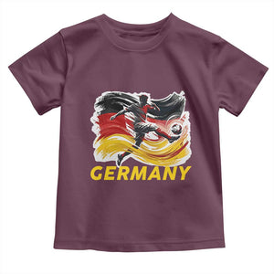 Germany Soccer Fan Toddler T Shirt German Football Flag Game Day Supporter