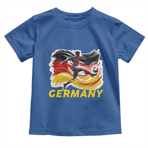 Germany Soccer Fan Toddler T Shirt German Football Flag Game Day Supporter