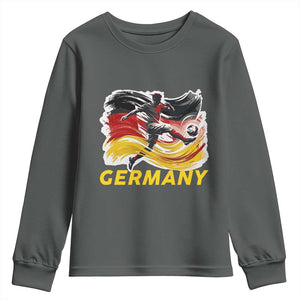 Germany Soccer Fan Youth Sweatshirt German Football Flag Game Day Supporter