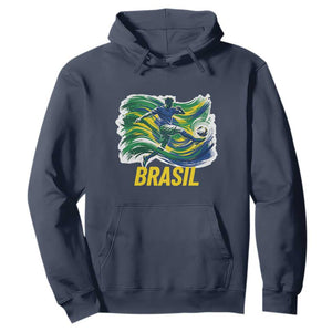Brazil Soccer Brasil Flag Patriotic Sports Hoodie Brazilian Football Fan Supporter