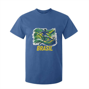 Brazil Soccer Brasil Flag Patriotic Sports T Shirt For Kid Brazilian Football Fan Supporter