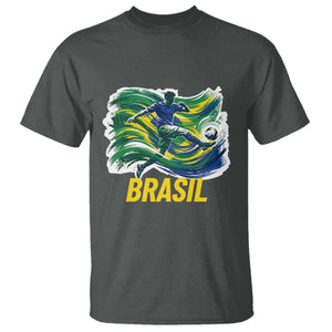 Brazil Soccer Brasil Flag Patriotic Sports T Shirt Brazilian Football Fan Supporter