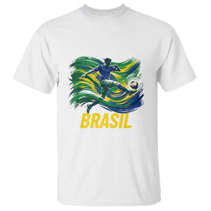 Brazil Soccer Brasil Flag Patriotic Sports T Shirt Brazilian Football Fan Supporter
