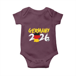 Deutschland Flag German Pride Baby Onesie Germany Soccer Lover Football Fans