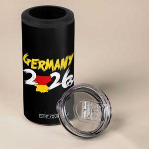 Deutschland Flag German Pride 4 in 1 Can Cooler Tumbler Germany Soccer Lover Football Fans TS14 Print Your Wear