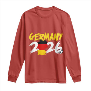 Deutschland Flag German Pride Long Sleeve Shirt Germany Soccer Lover Football Fans