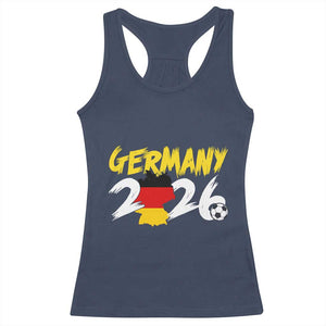 Deutschland Flag German Pride Racerback Tank Top Germany Soccer Lover Football Fans