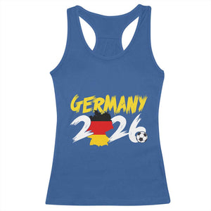 Deutschland Flag German Pride Racerback Tank Top Germany Soccer Lover Football Fans