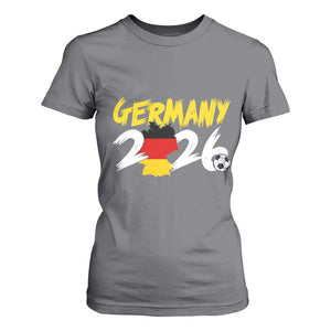 Deutschland Flag German Pride T Shirt For Women Germany Soccer Lover Football Fans