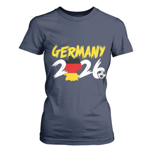 Deutschland Flag German Pride T Shirt For Women Germany Soccer Lover Football Fans