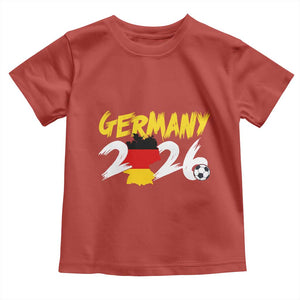 Deutschland Flag German Pride Toddler T Shirt Germany Soccer Lover Football Fans