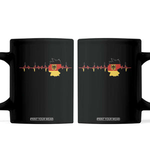 Deutschland Flag Eagle Vintage German Heritage Pride Coffee Mug TS14 Black Print Your Wear