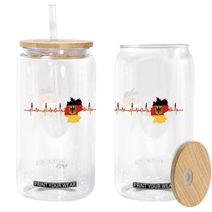 Deutschland Flag Eagle Vintage German Heritage Pride Glass Can TS14 Print Your Wear