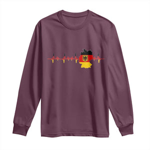 Deutschland Flag Eagle Vintage German Heritage Pride Long Sleeve Shirt