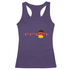 Deutschland Flag Eagle Vintage German Heritage Pride Racerback Tank Top