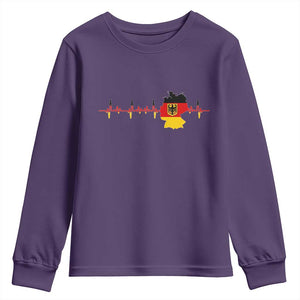 Deutschland Flag Eagle Vintage German Heritage Pride Youth Sweatshirt