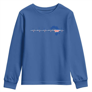 Germany Heartbeat EKG Deutschland Flag Map Youth Sweatshirt