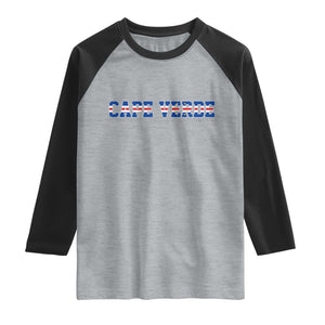 Cabo Verde Flag Cabo Verdean Pride Raglan Shirt
