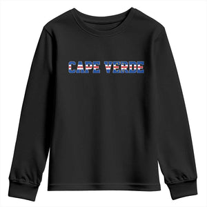 Cabo Verde Flag Cabo Verdean Pride Youth Sweatshirt