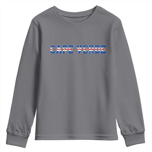 Cabo Verde Flag Cabo Verdean Pride Youth Sweatshirt