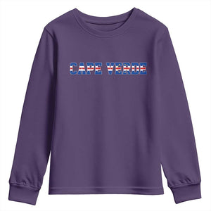 Cabo Verde Flag Cabo Verdean Pride Youth Sweatshirt