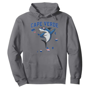 Cape Verde Flag Map Shark Cape Verdean Roots Hoodie