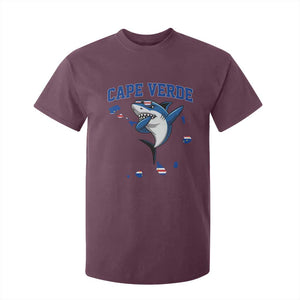 Cape Verde Flag Map Shark Cape Verdean Roots T Shirt For Kid