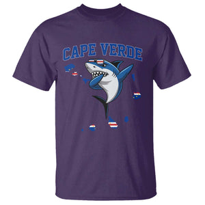Cape Verde Flag Map Shark Cape Verdean Roots T Shirt