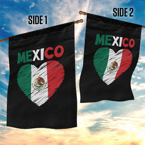 Mexican Flag Heart Mexico City Independence Day Gift Garden Flag TS14 Print Your Wear